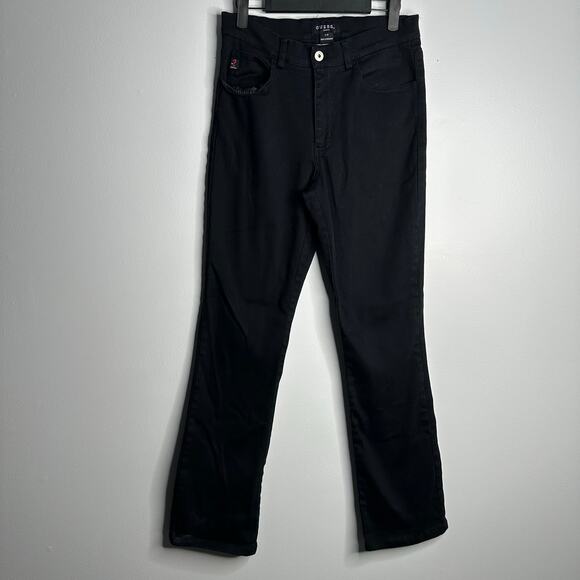 Vintage GUESS‎ Jeans Women's Black Straight Leg Jeans Size 29 - Picture 1 of 7